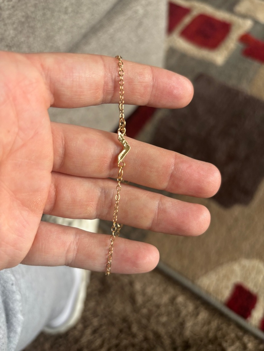 Delicate Gold Wave Bracelet - Women's Jewelry